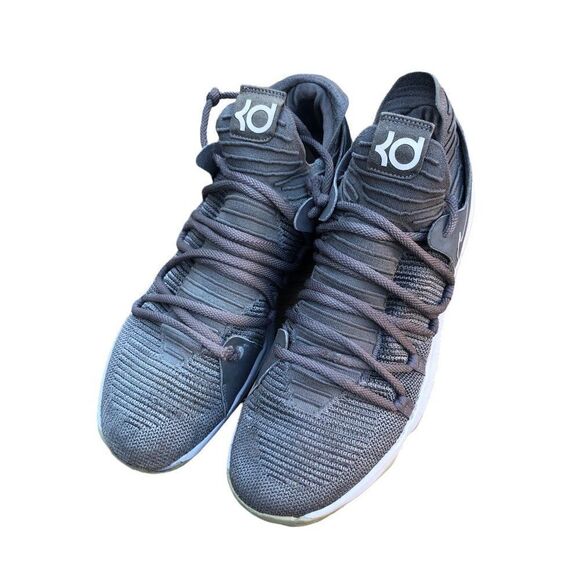 2017 Nike KD 10 'Dark Grey' Size 12 - Picture 2 of 16